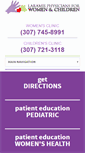 Mobile Screenshot of laramiephysicians.com
