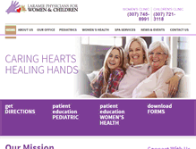 Tablet Screenshot of laramiephysicians.com